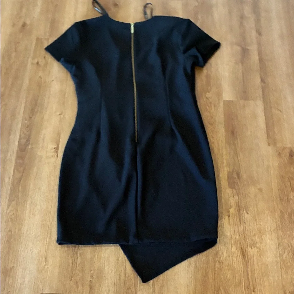 Bisou Bisou Asymmetrical Black Dress‎ - Picture 7 of 8